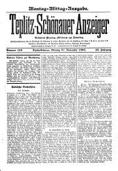 Teplitz-Schönauer Anzeiger