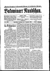Bukowinaer Rundschau