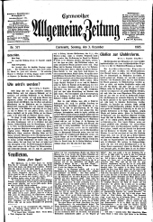 Czernowitzer Allgemeine Zeitung