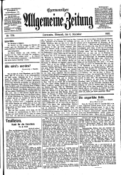 Czernowitzer Allgemeine Zeitung