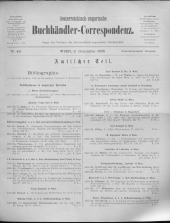 Oesterreichische Buchhändler-Correspondenz