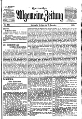 Czernowitzer Allgemeine Zeitung
