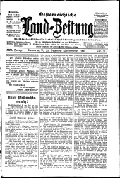 Österreichische Land-Zeitung