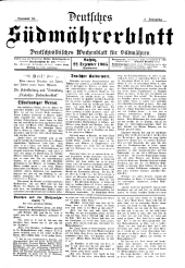 Deutsches Südmährerblatt