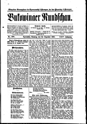 Bukowinaer Rundschau