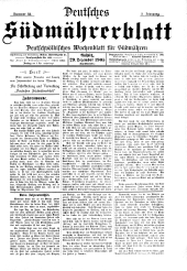 Deutsches Südmährerblatt