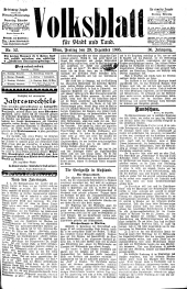 Volksblatt für Stadt und Land