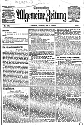 Czernowitzer Allgemeine Zeitung