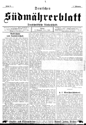 Deutsches Südmährerblatt