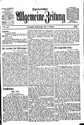 Czernowitzer Allgemeine Zeitung