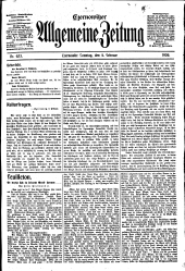 Czernowitzer Allgemeine Zeitung