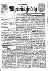 Czernowitzer Allgemeine Zeitung