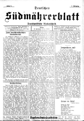 Deutsches Südmährerblatt