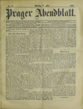 Prager Abendblatt