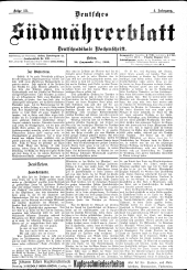 Deutsches Südmährerblatt