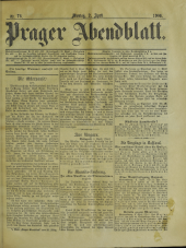 Prager Abendblatt