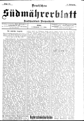 Deutsches Südmährerblatt