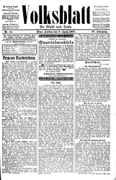 Volksblatt für Stadt und Land