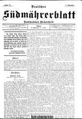 Deutsches Südmährerblatt