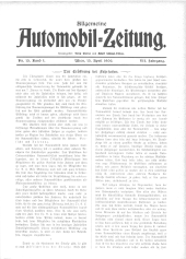 Allgemeine Automobil-Zeitung