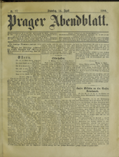 Prager Abendblatt