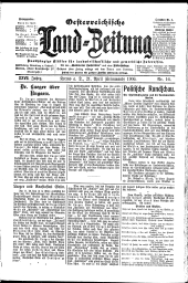 Österreichische Land-Zeitung