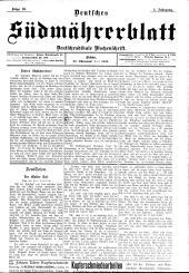 Deutsches Südmährerblatt