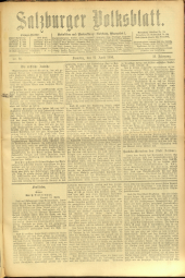 Salzburger Volksblatt: unabh. Tageszeitung f. Stadt u. Land Salzburg