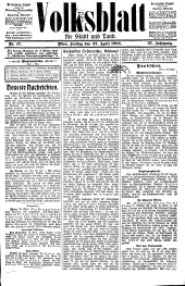 Volksblatt für Stadt und Land