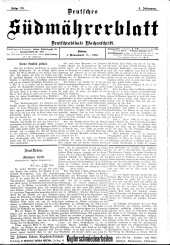 Deutsches Südmährerblatt