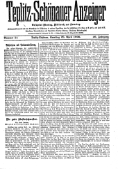 Teplitz-Schönauer Anzeiger