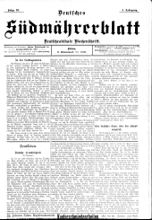 Deutsches Südmährerblatt