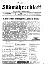 Deutsches Südmährerblatt