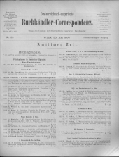 Oesterreichische Buchhändler-Correspondenz