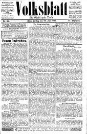 Volksblatt für Stadt und Land