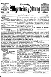 Czernowitzer Allgemeine Zeitung