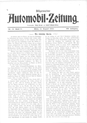 Allgemeine Automobil-Zeitung