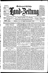 Österreichische Land-Zeitung