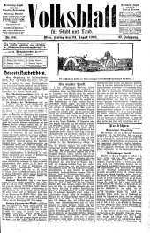 Volksblatt für Stadt und Land