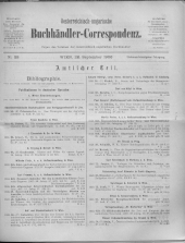 Oesterreichische Buchhändler-Correspondenz