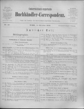 Oesterreichische Buchhändler-Correspondenz