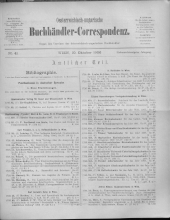 Oesterreichische Buchhändler-Correspondenz