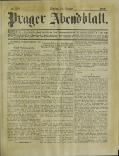 Prager Abendblatt