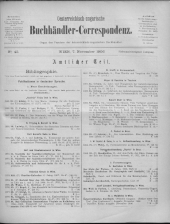 Oesterreichische Buchhändler-Correspondenz