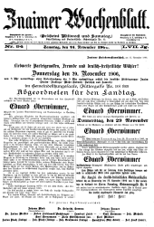 Znaimer Wochenblatt