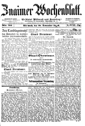 Znaimer Wochenblatt