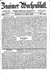 Znaimer Wochenblatt