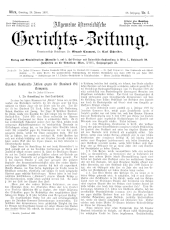 Allgemeine Österreichische Gerichtszeitung