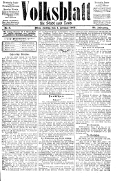 Volksblatt für Stadt und Land