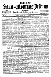 Wiener Sonn- und Montags-Zeitung